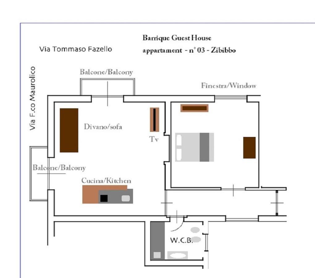 Barrique Guest House Free Bus From The Airport One Way Palermo Ngoại thất bức ảnh